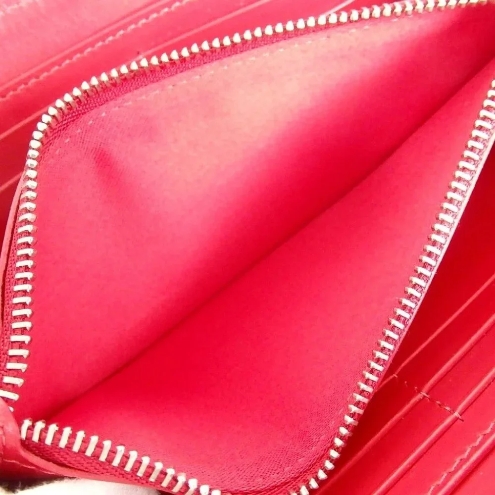 Authentic Christian Louboutin PANETTONE PARIS LOVE Zip Around purse PVC [Used] - Picture 13 of 16
